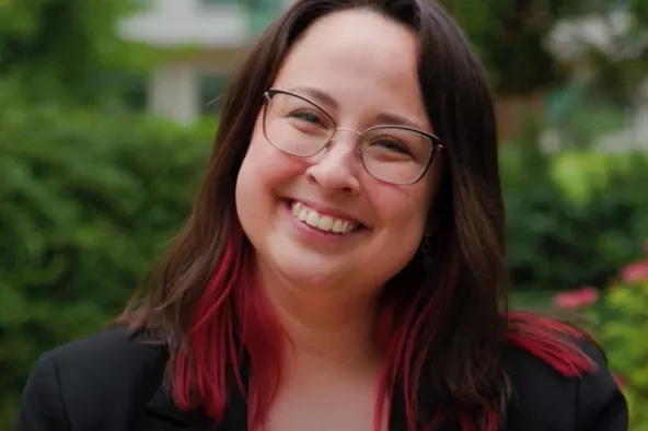 Kayla Sankey smiling