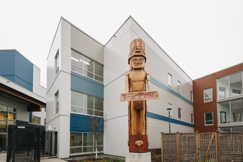 Exterior of Red Fish Healing Centre