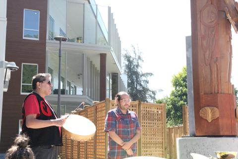 Drummer and ceremony